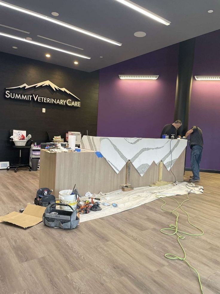 Reception Renovation with Branding