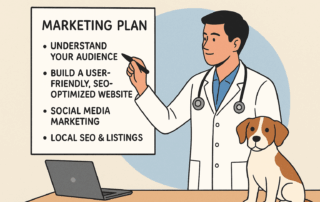 Veterinarian creating their start-up practice marketing plan
