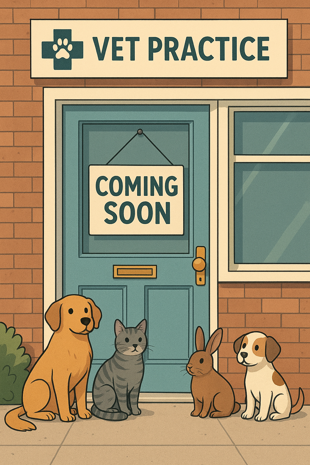 Veterinary Practice Coming Soon Marketing