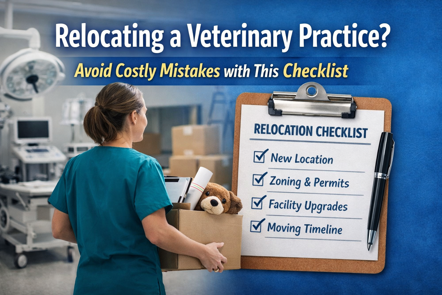 veterinary practice relocation check list